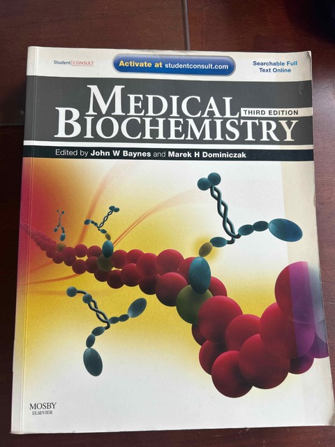 9780323053716-Studyguide-for-Medical-Biochemistry-by-Baynes-John-ISBN-9780323053716