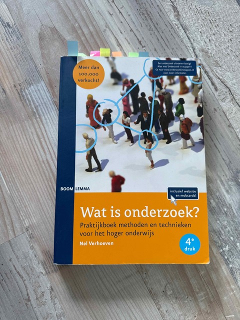 9789059316713-Wat-is-onderzoek-Methoden-en-technieken-voor-het-Hoger-Onderwijs-Praktijkboek