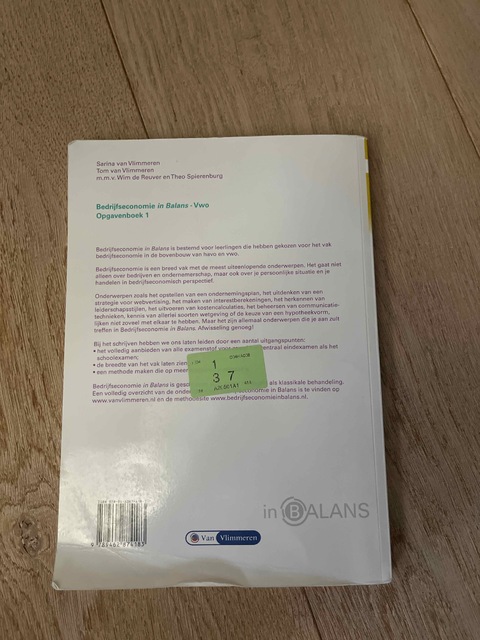 9789462874183-Bedrijfseconomie-in-Balans-vwo-opgavenboek-1