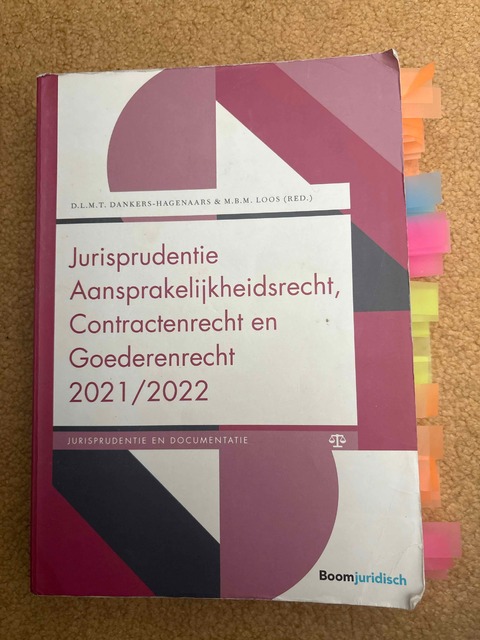 9789462908994-Jurisprudentie-Aansprakelijkheidsrecht-Contractenrecht-en-Goederenrecht-20212022