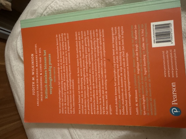 9789043037105-Kritisch-denken-binnen-het-verpleegkundig-proces-6e-editie-met-MyLab-NL-toegangscode