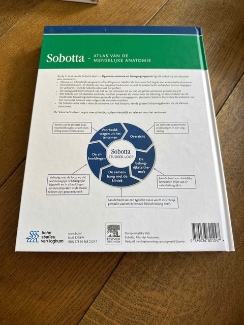 9789036821247-Sobotta-Deel-1-Algemene-anatomie-en-bewegingsapparaat