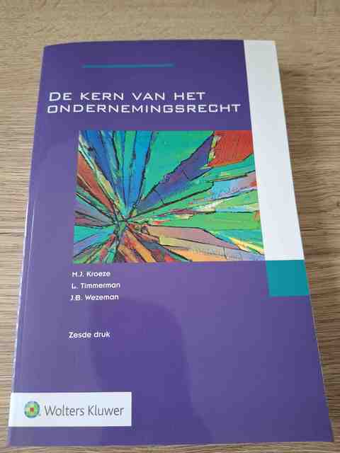 9789013164336-De-kern-van-het-ondernemingsrecht