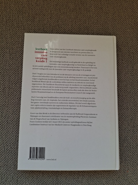 9789036814294-Intensive-care-verpleegkunde-Leerboek