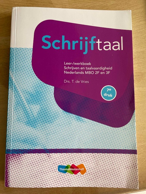 9789006487695-Schrijftaal-Nederlands-MBO-2F-en-3F-Leerwerkboek