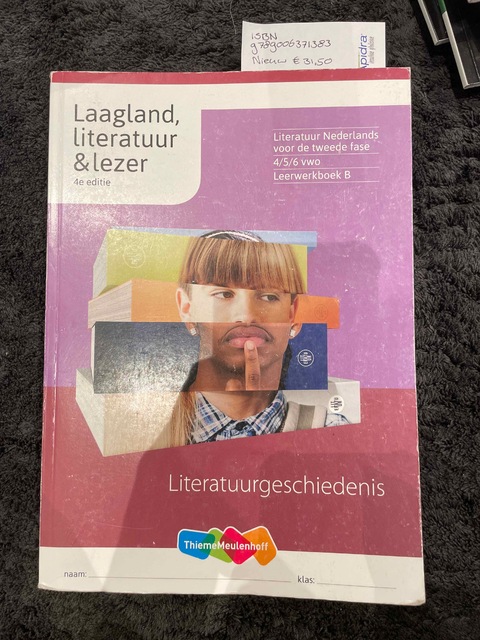 9789006371383-Laagland-literatuur-lezer-456-vwo-Leerwerkboek-B