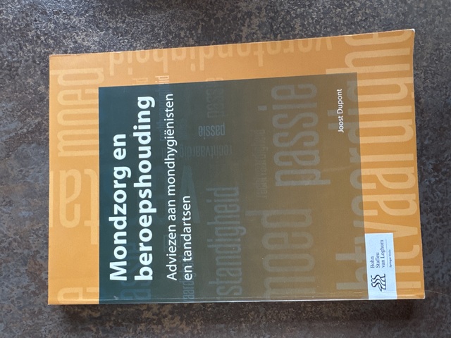 9789036803823-Mondzorg-en-beroepshouding