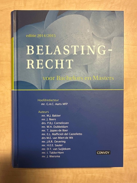 9789491725401-Belastingtingrecht-Bachelors-1415-Theorieboek