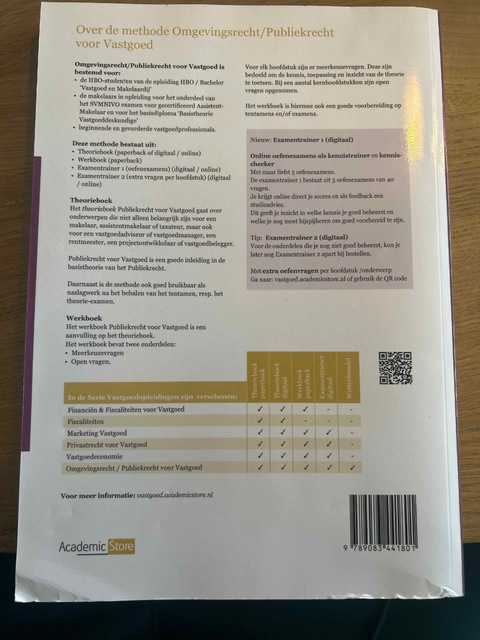 9789083441801-Werkboek-Omgevingsrecht-Publiekrecht-voor-Vastgoed