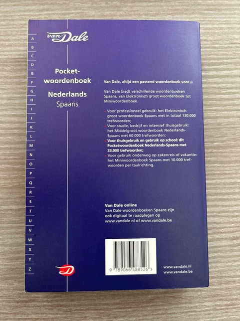 9789066488526-Van-Dale-Pocketwoordenboek-Nederlands-Spaans