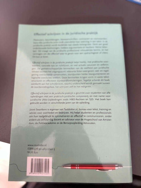 9789046907405-Effectief-schrijven-in-de-juridische-praktijk