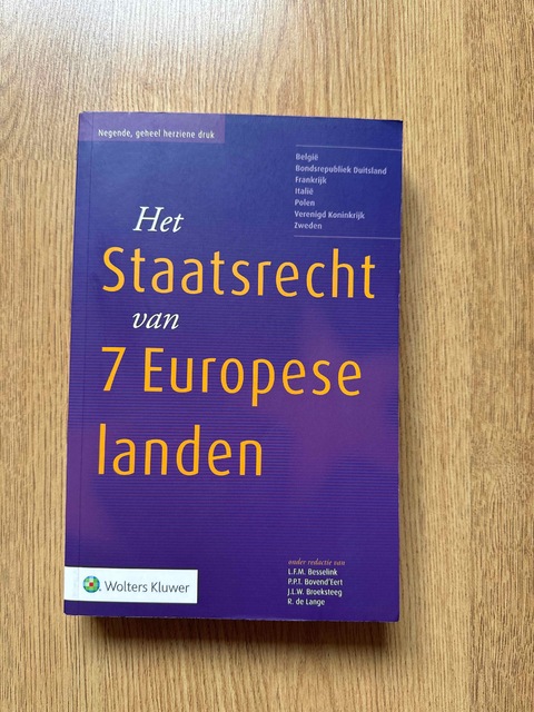 9789013133707-Het-Staatsrecht-van-7-Europese-landen