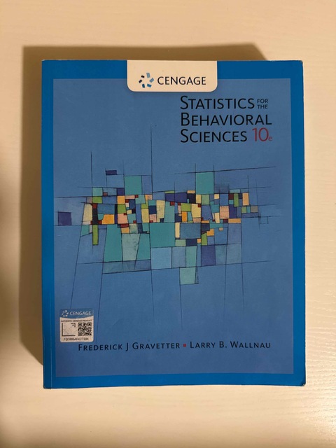 9781305504912-Statistics-for-The-Behavioral-Sciences