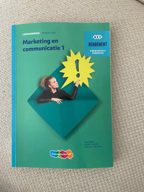 9789006372274-Marketing-communicatie-Niveau-34-Deel-1-Leerwerkboek