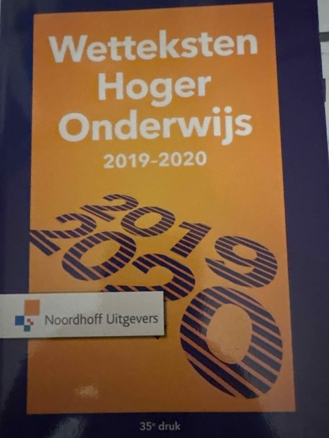 9789001899820-Wetteksten-hoger-onderwijs-2019-2020
