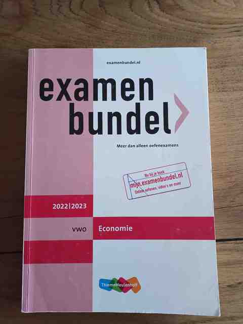 9789006639933-Examenbundel-vwo-Economie-20222023