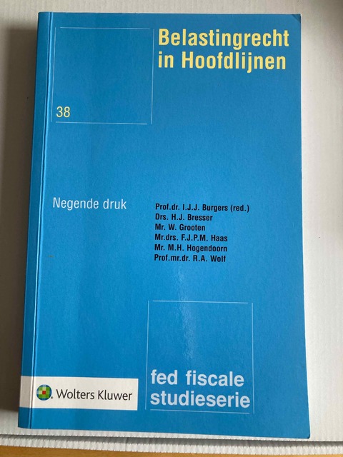 9789013156270-Belastingrecht-in-Hoofdlijnen