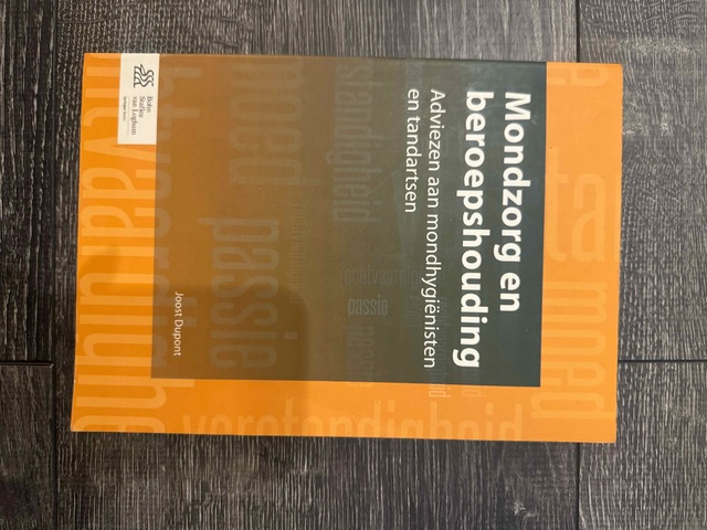 9789036803823-Mondzorg-en-beroepshouding