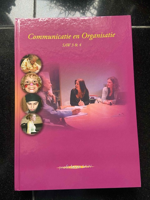 9789085241508-Communicatie-en-organisatie-SAW-3-en-4