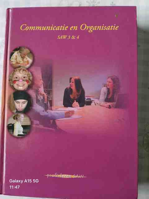9789085241508-Communicatie-en-organisatie-SAW-3-en-4