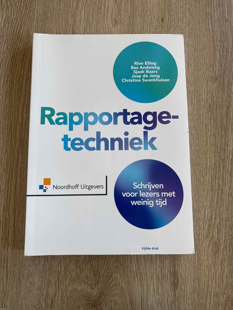9789001841744-Rapportagetechniek