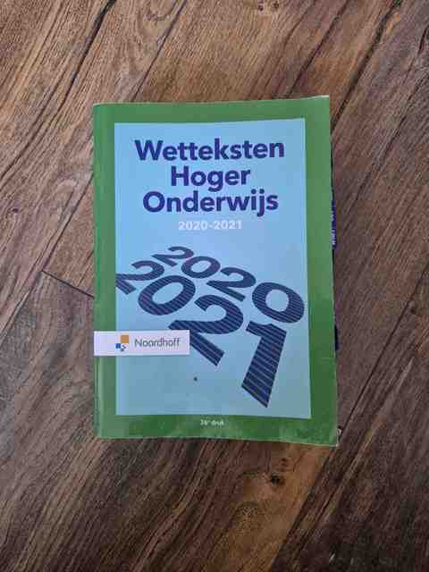 9789001593285-Wetteksten-Hoger-Onderwijs-2020-2021