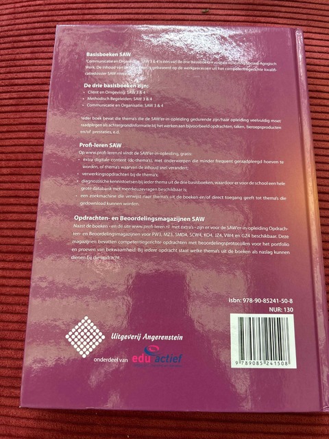 9789085241508-Communicatie-en-organisatie-SAW-3-en-4
