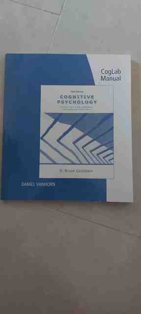 9780840033543-Coglab-Manual-with-Printed-Access-Card-for-Cognitive-Psychology