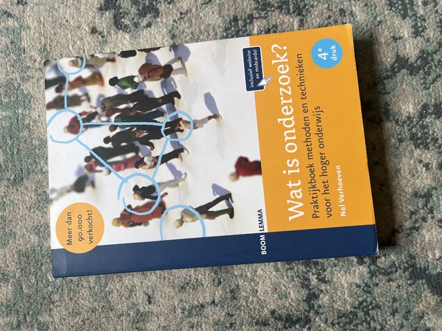 9789059316713-Wat-is-onderzoek-Methoden-en-technieken-voor-het-Hoger-Onderwijs-Praktijkboek