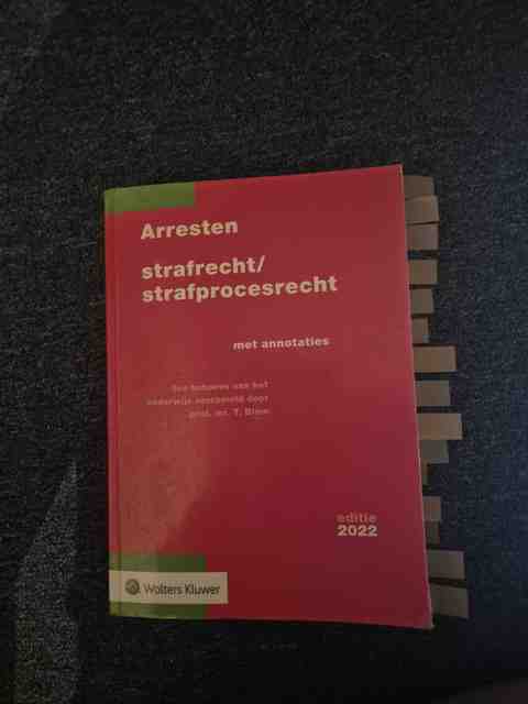 9789013167337-Arresten-strafrechtstrafprocesrecht-2022