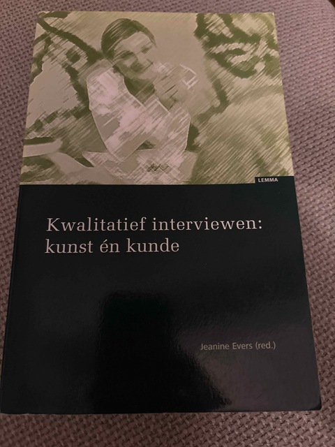 9789059310742-Kwalitatief-interviewen-kunst-en-kunde