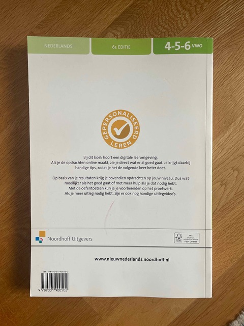 9789001900502-Nieuw-Nederlands-4-5-6-vwo-Leerwerkboek