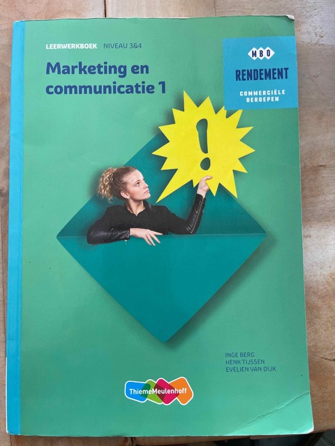 9789006372274-Marketing-communicatie-Niveau-34-Deel-1-Leerwerkboek