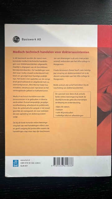 9789036822886-Medisch-technisch-handelen-voor-doktersassistenten