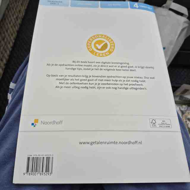 9789001893293-Getal-Ruimte-12e-ed-vmbo-kgt-4-werkboek-deel-1