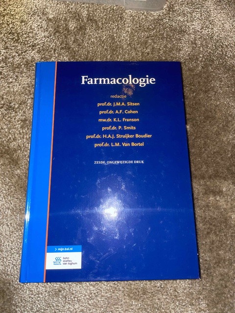 9789036815994-Farmacologie