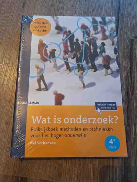 9789059316713-Wat-is-onderzoek-Methoden-en-technieken-voor-het-Hoger-Onderwijs-Praktijkboek