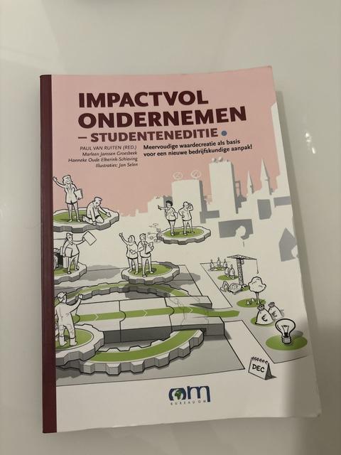 9789090386928-Impactvol-ondernemen--Studenteneditie