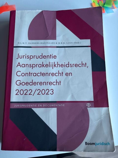 9789462902459-Jurisprudentie-Aansprakelijkheidsrecht-Contractenrecht-en-Goederenrecht-20222023