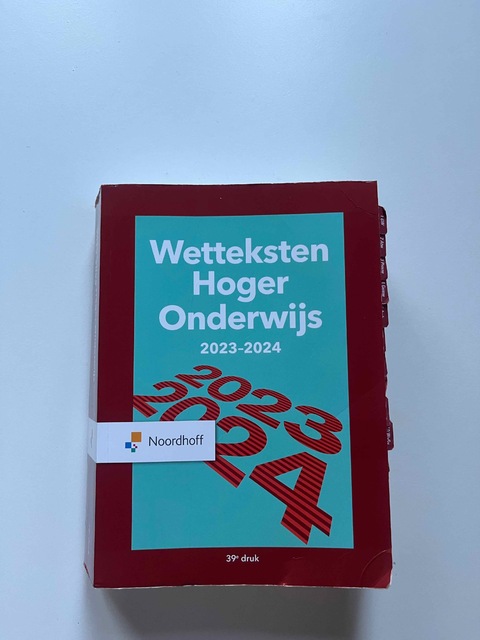 9789001043889-Wetteksten-Hoger-Onderwijs-2023-2024