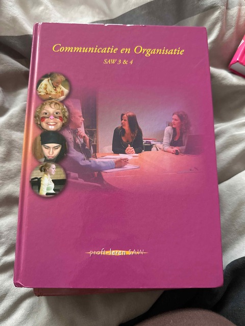 9789085241508-Communicatie-en-organisatie-SAW-3-en-4