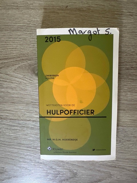 9789013123869-Zakboek-wetteksten-voor-de-hulpofficier-van-justitie-2015