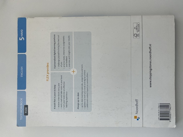 9789001736217-Stepping-Stones-havo-5-FLEX-textworkbook-A-B