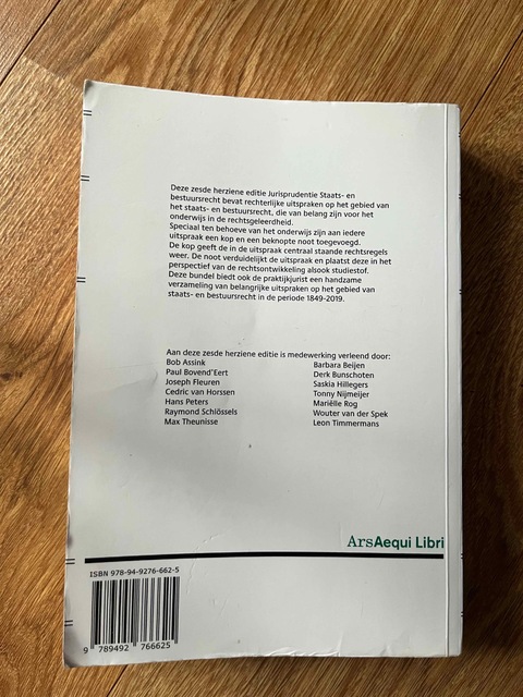9789492766625-Jurisprudentie-Staats-en-bestuursrecht-1849-2019