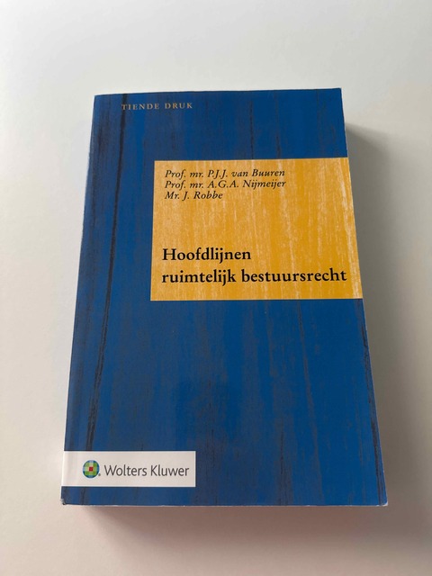 9789013140101-Hoofdlijnen-ruimtelijk-bestuursrecht