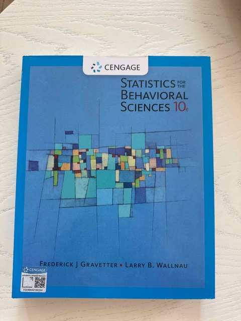 9781305504912-Statistics-for-The-Behavioral-Sciences