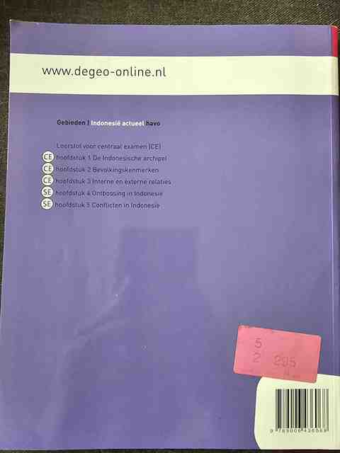 9789006436068-De-Geo-Gebieden-Indonesie-actueel-havo-tweede-fase-leeropdrachtenboek