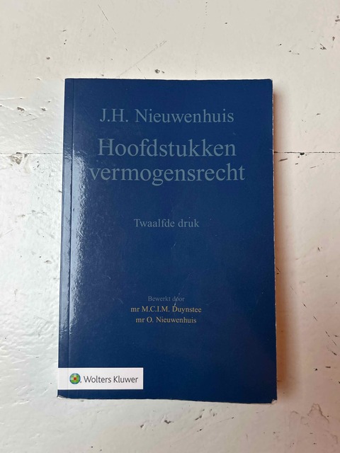 9789013140828-Hoofdstukken-vermogensrecht