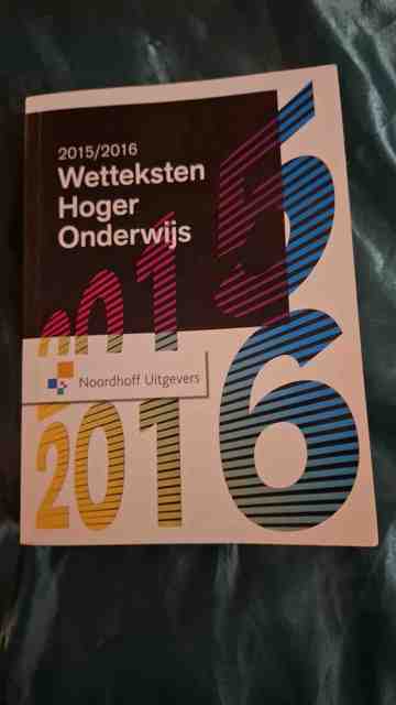 9789001846114-Wetteksten-hoger-onderwijs-Editie-2015-2016
