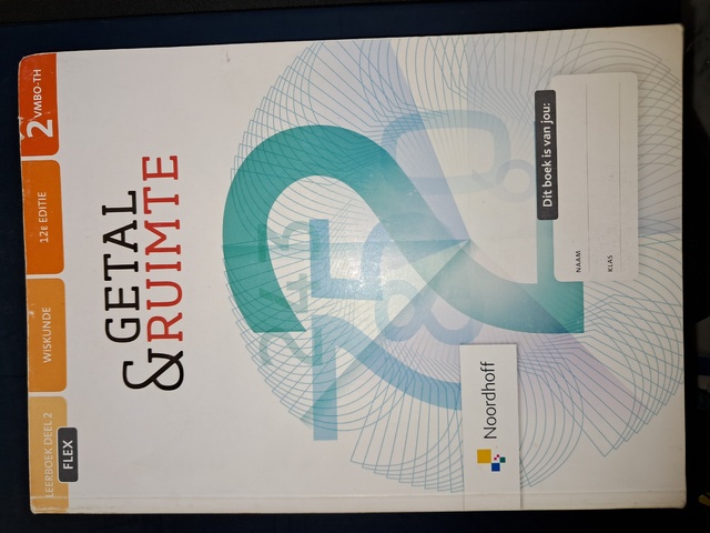 9789001748807-Getal-Ruimte-12e-ed-vmbo-thavo-2-FLEX-leerboek-2